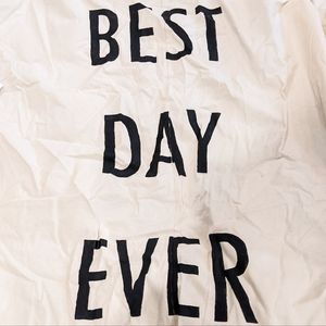 Large Wedding Banner Best Day Ever Canvas Tapestry Engagement Party Decor